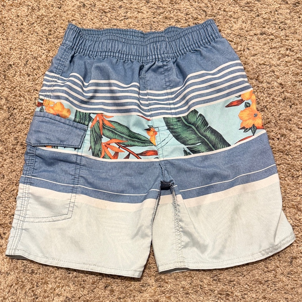 Rip Curl Floral Blue Swim Trunks